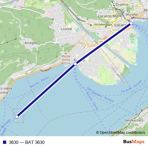 3630 ferry Line Map