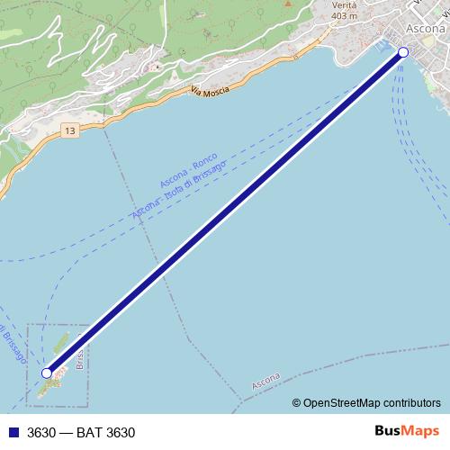 3630 ferry Line Map