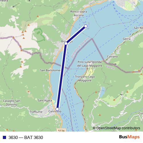 3630 ferry Line Map