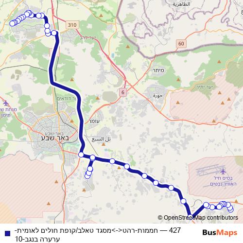 427 bus Line Map
