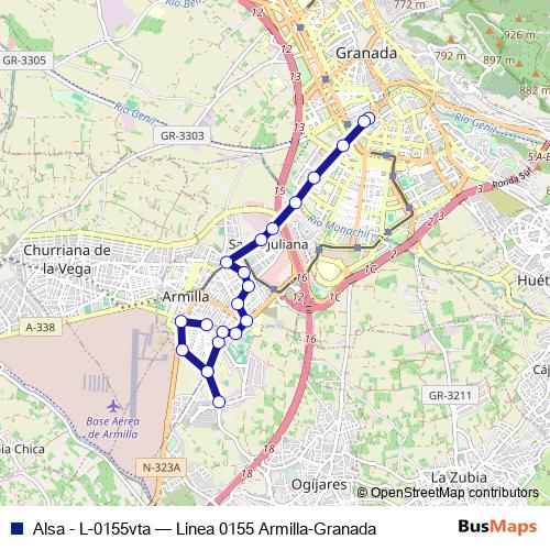 Alsa - L-0155vta bus Line Map