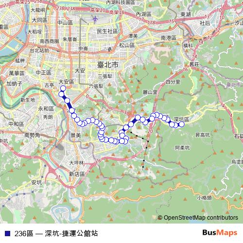 236區 bus Line Map
