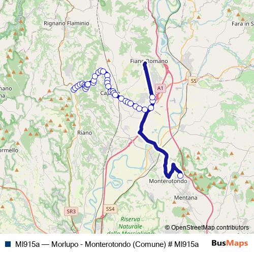 Ml915a bus Line Map