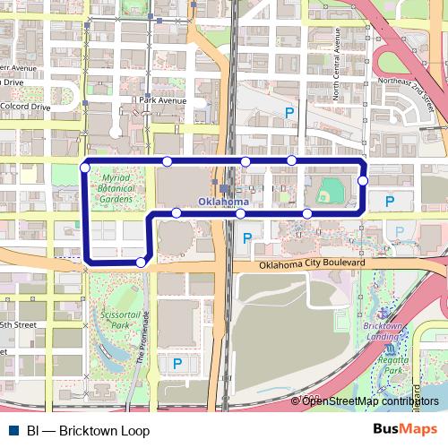 Bl tram Line Map