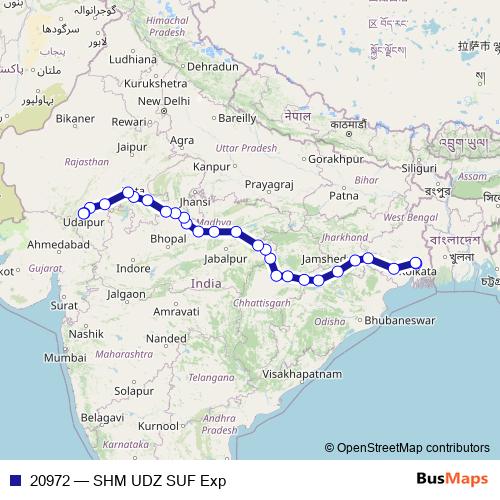 20972 rail Line Map