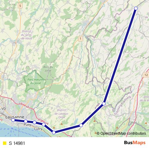 S 14981 rail Line Map