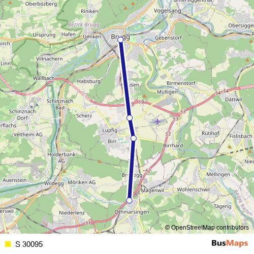 S 30095 rail Line Map
