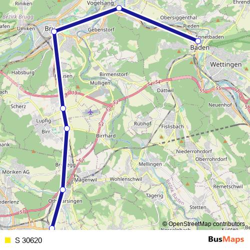 S 30620 rail Line Map