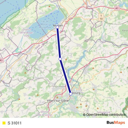 S 31011 rail Line Map