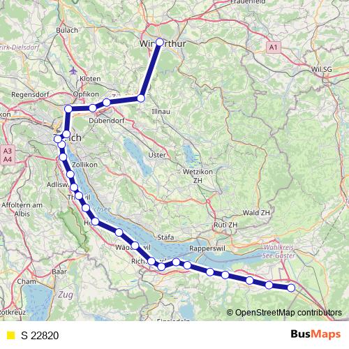 S 22820 rail Line Map