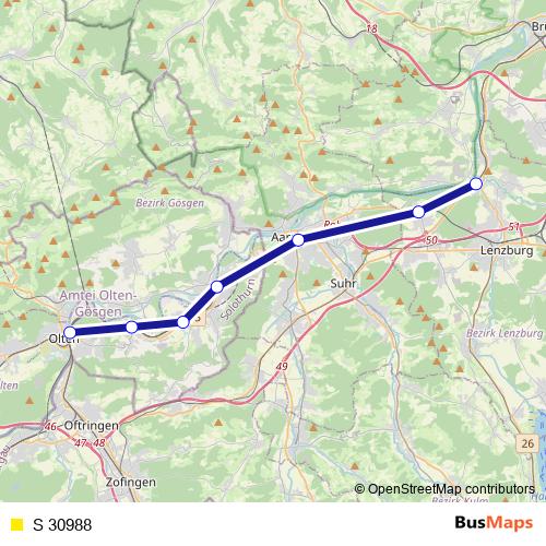 S 30988 rail Line Map