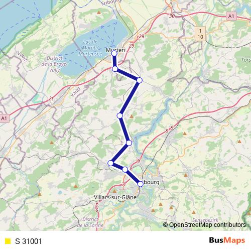 S 31001 rail Line Map