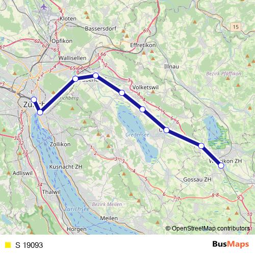 S 19093 rail Line Map