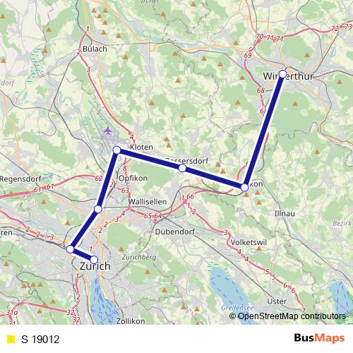 S 19012 rail Line Map