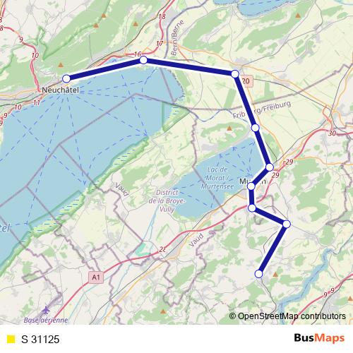 S 31125 rail Line Map