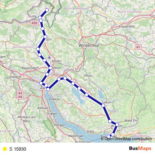 S 15930 rail Line Map