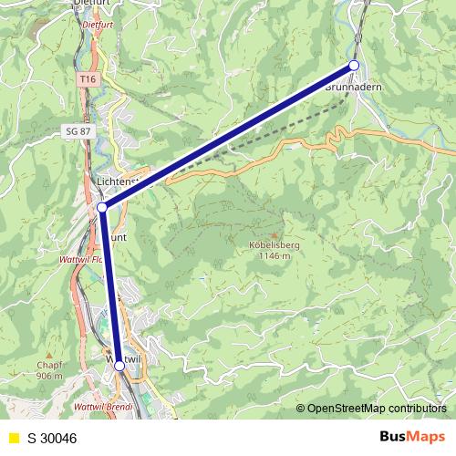 S 30046 rail Line Map