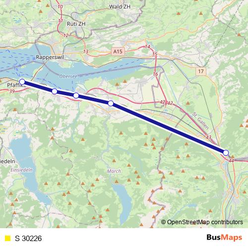 S 30226 rail Line Map