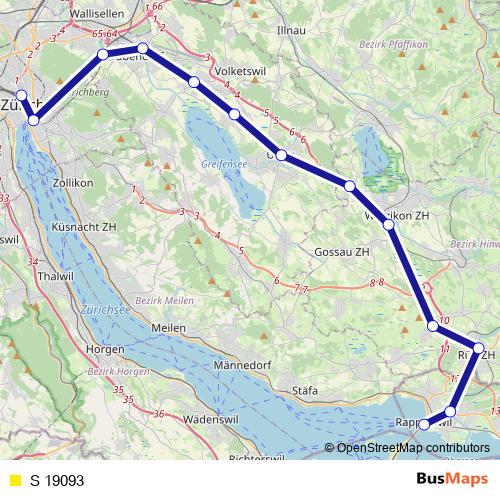 S 19093 rail Line Map