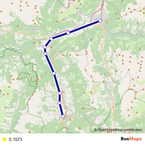 S 1573 rail Line Map