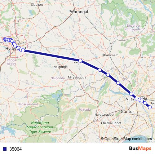 35064 bus Line Map
