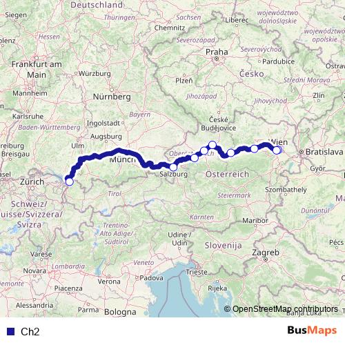 Ch2 rail Line Map