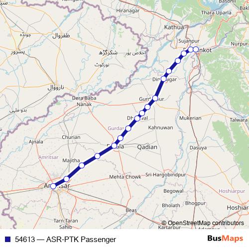 54613 rail Line Map