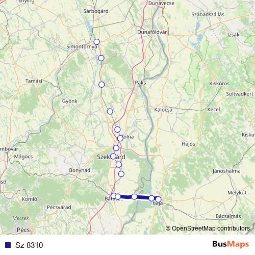 Sz 8310 rail Line Map