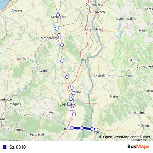 Sz 8310 rail Line Map