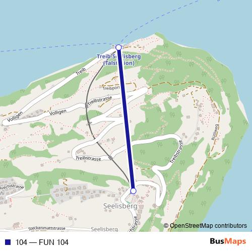 104 funicular Line Map