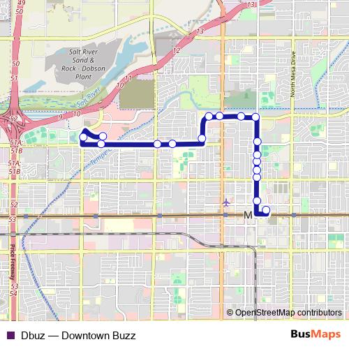 Dbuz bus Line Map