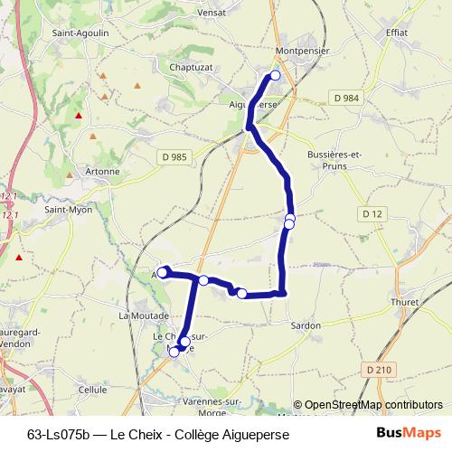 63-Ls075b bus Line Map