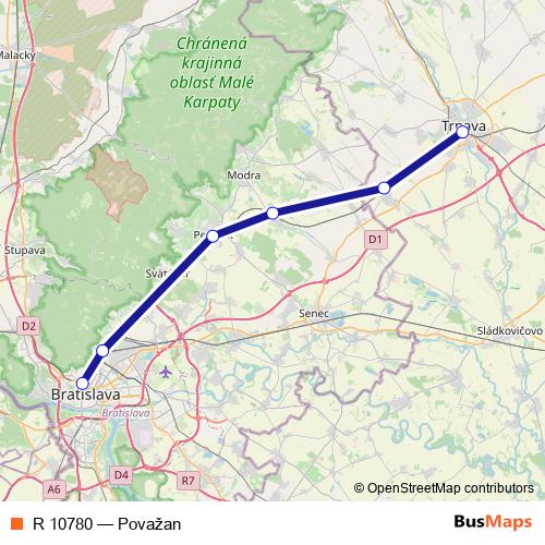 R 10780 rail Line Map