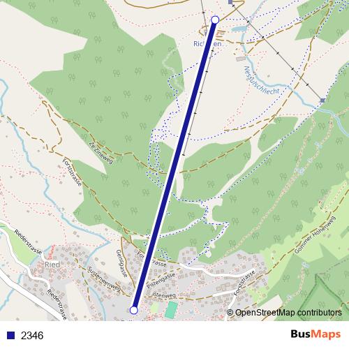2346 cable-car Line Map