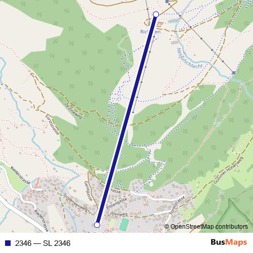 2346 cable-car Line Map
