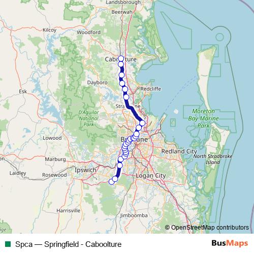 Spca rail Line Map
