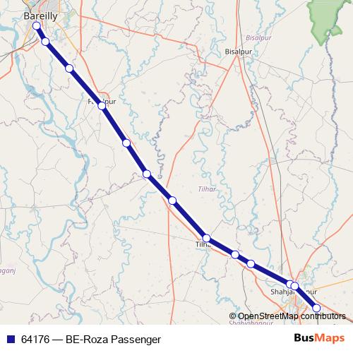 64176 rail Line Map