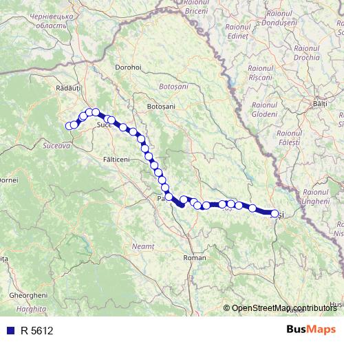 R 5612 rail Line Map