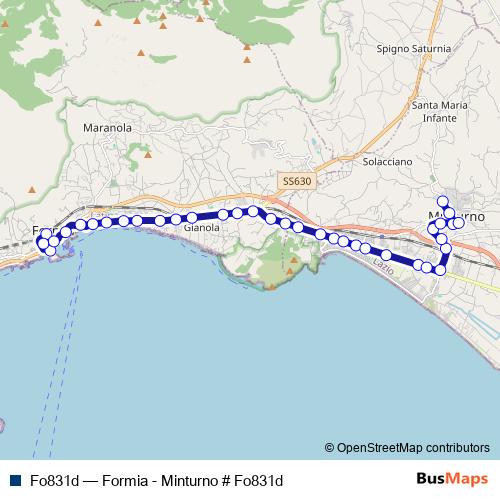 Fo831d bus Line Map