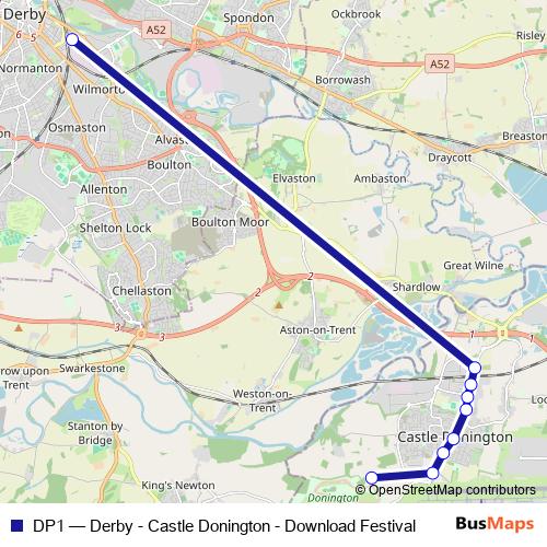 DP1 bus Line Map