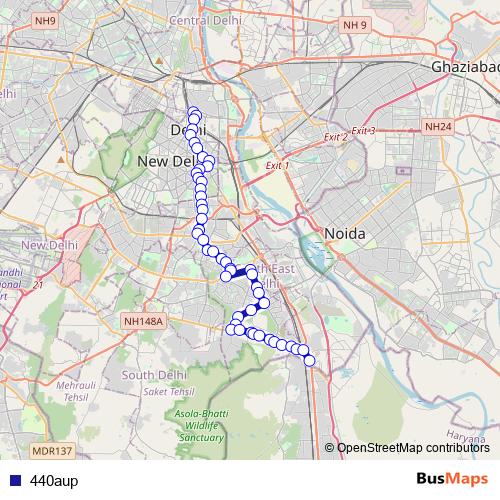 440aup bus Line Map