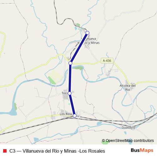 C3 bus Line Map