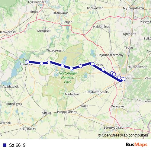 Sz 6619 rail Line Map