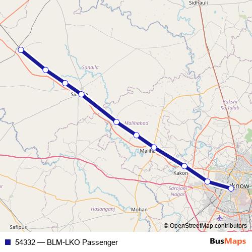 54332 rail Line Map