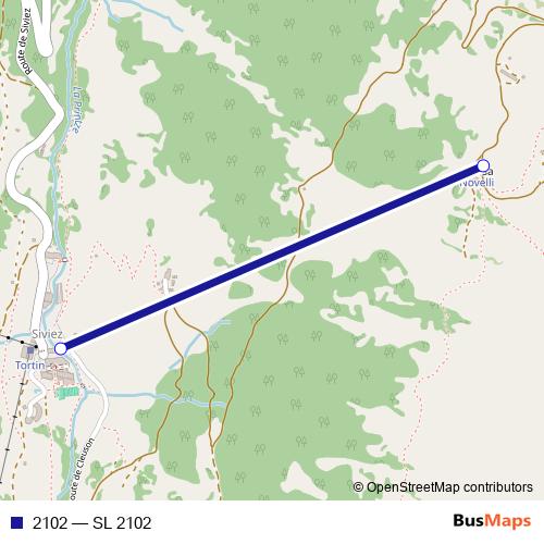 2102 cable-car Line Map