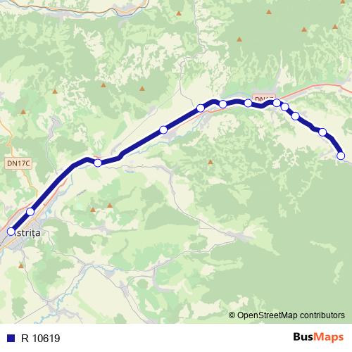 R 10619 rail Line Map