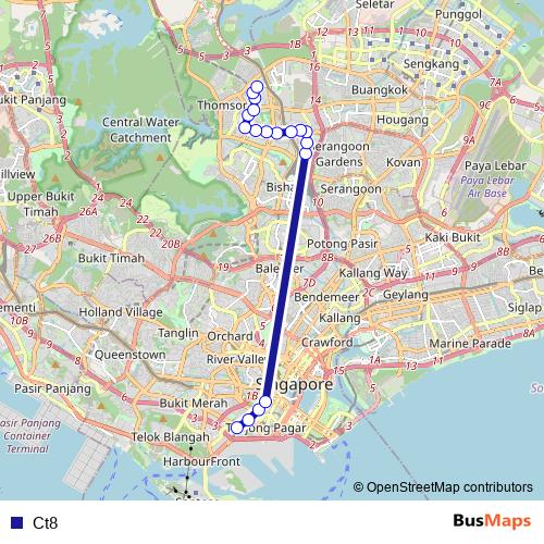 Ct8 bus Line Map