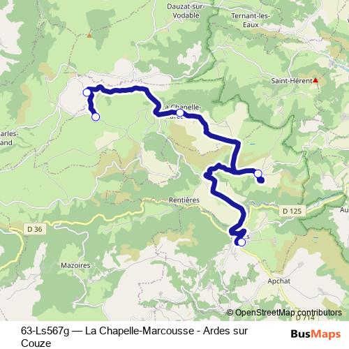 63-Ls567g bus Line Map