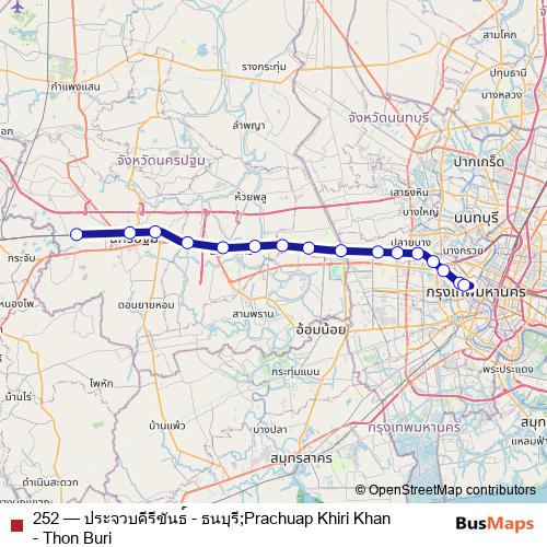 252 rail Line Map