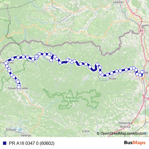 PR A18 0347 0 (60602) bus Line Map